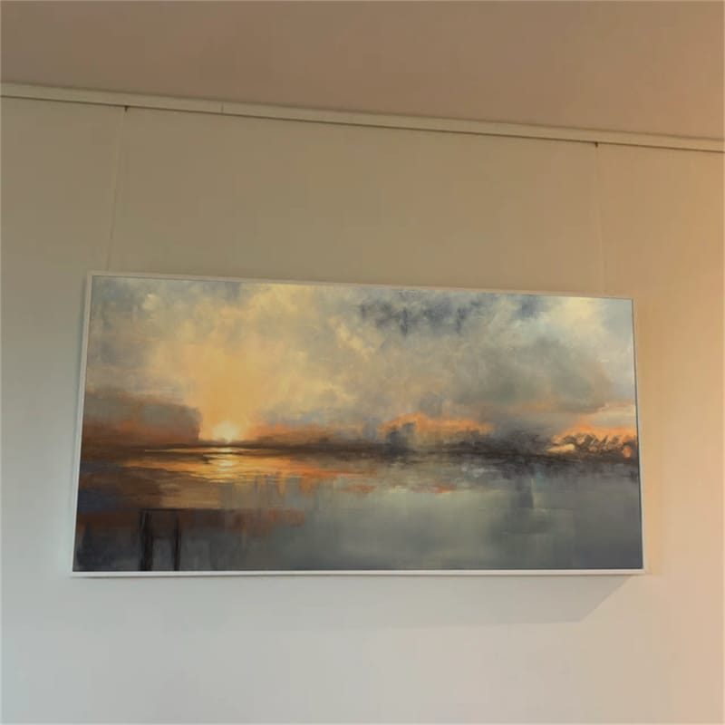 Customer photo review of Abstract Painting Canvas #AP193