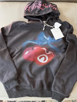 Customer photo review of Aelfric Eden Oversized Cherry Pattern Pullover Hoodie