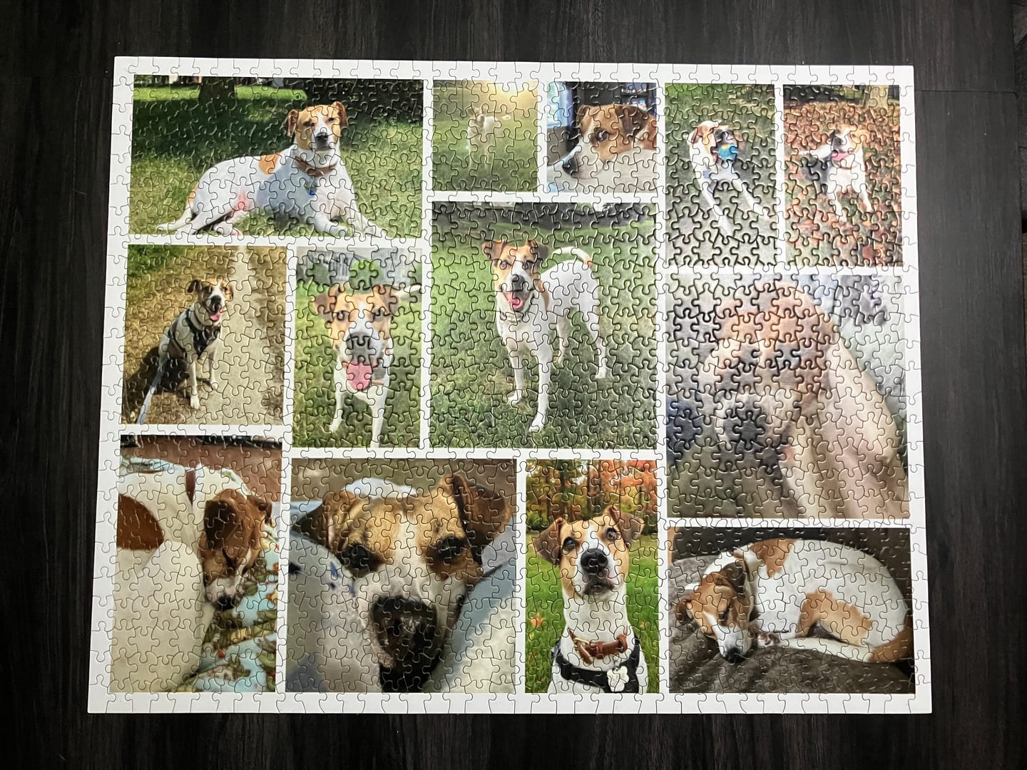 Customer photo review of Custom jigsaw puzzle