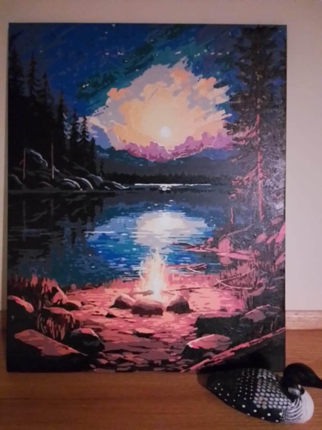 Customer photo review of Night by the Lakeside