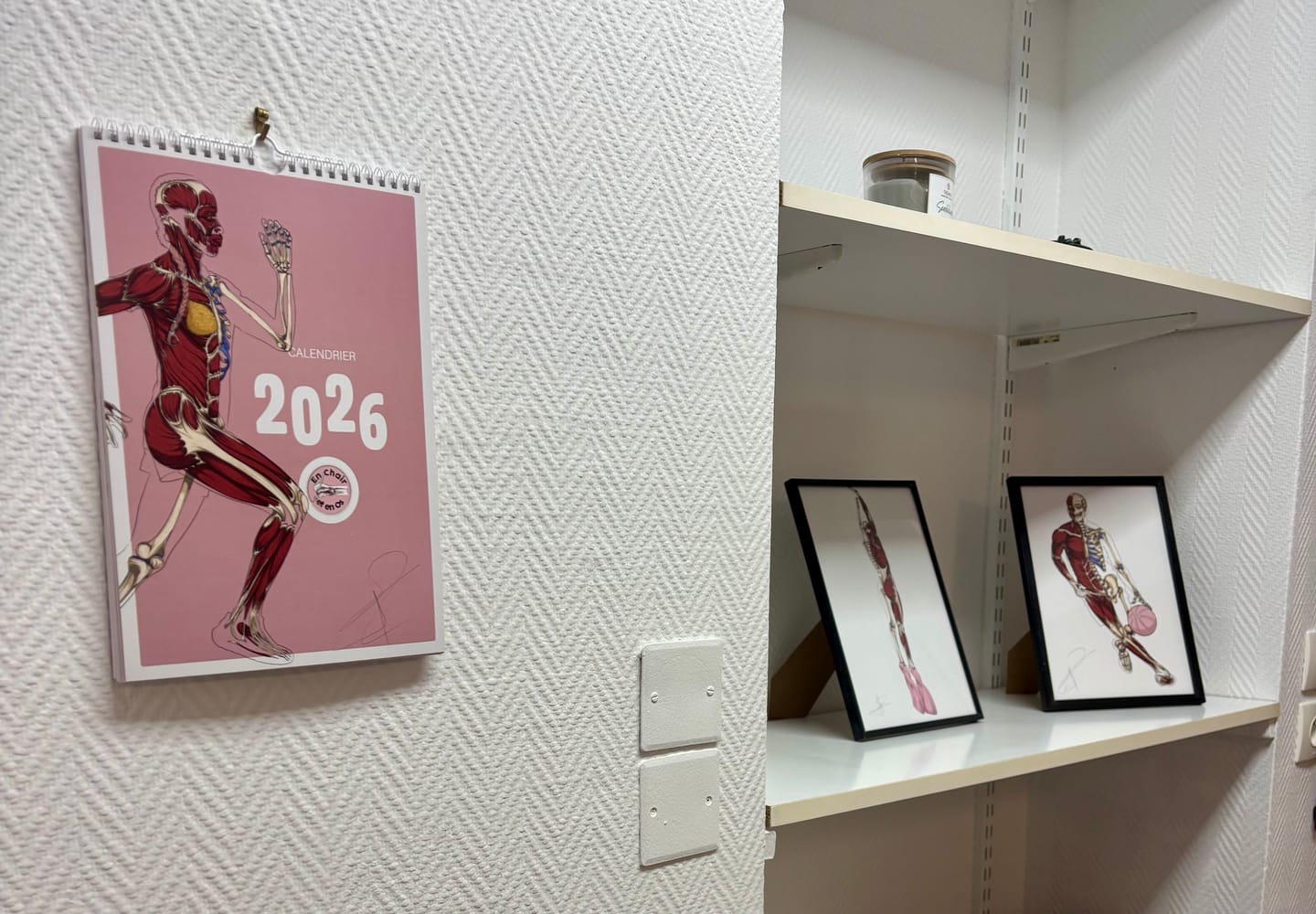 Customer photo review of Calendrier 2026 – Anatomie en Mouvement