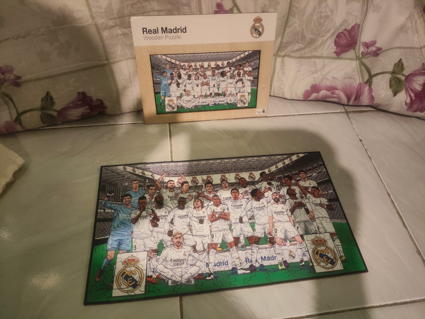 Customer photo review of Real Madrid CF® Team - Wooden Puzzle