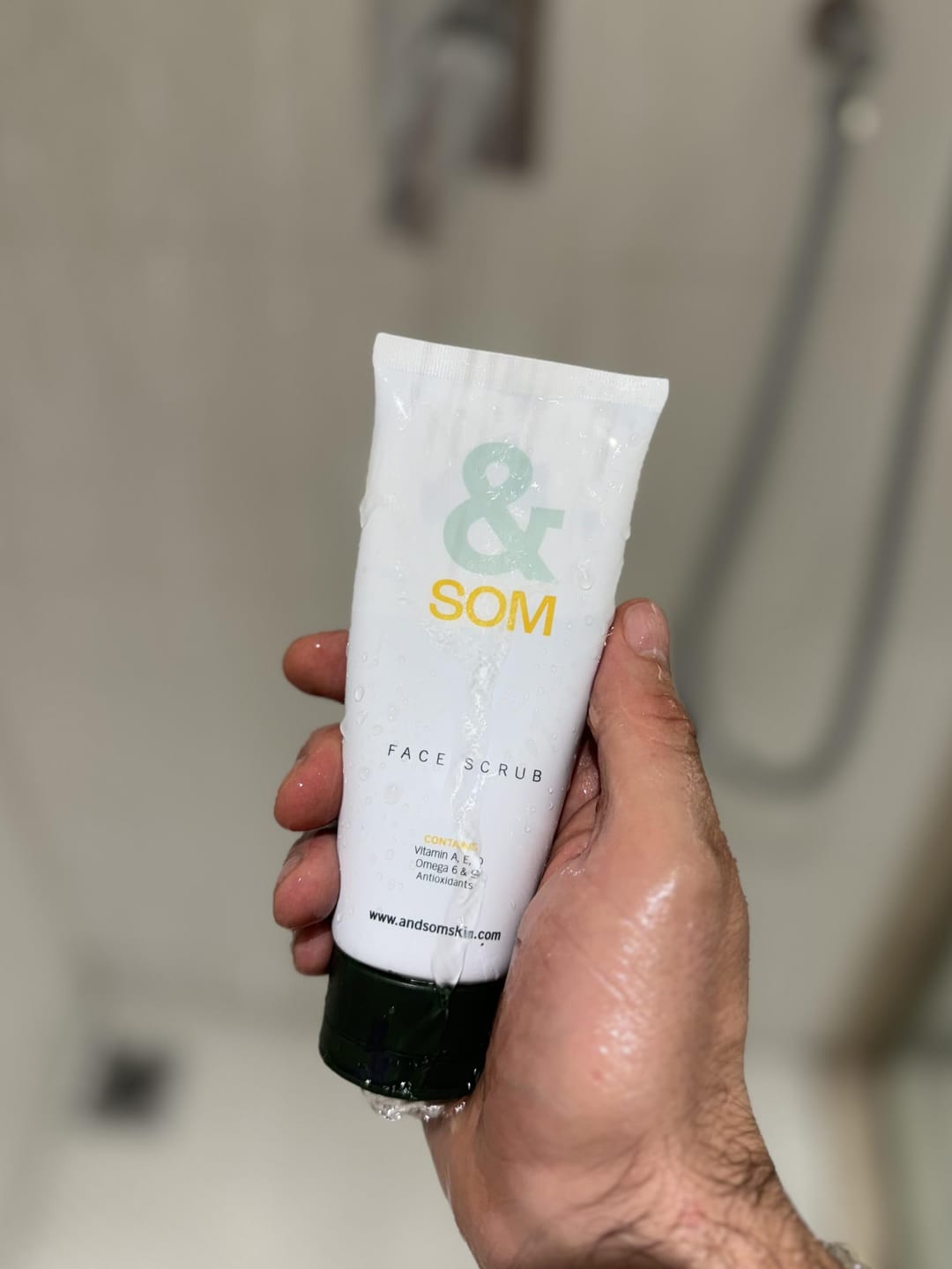 Customer photo review of Charcoal Face Scrub