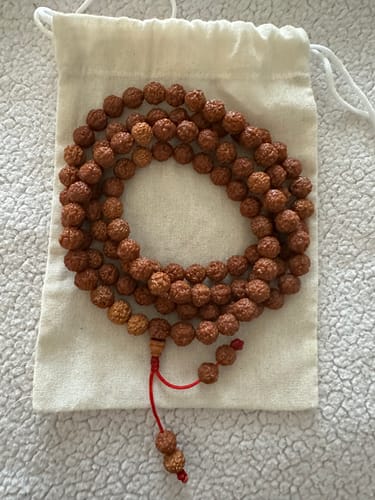 Customer photo review of Rudraksha Bead Mala
