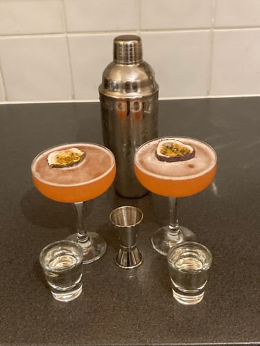 Customer photo review of Passionfruit Martini Cocktail Kit