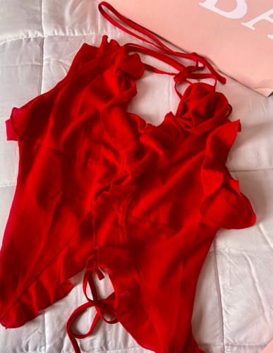 Customer photo review of ROSE RED TOP