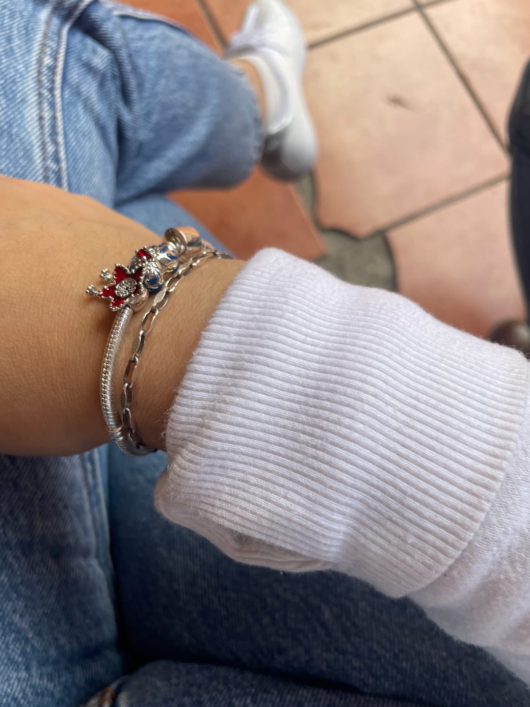 Customer photo review of Pulsera Cola de Raton