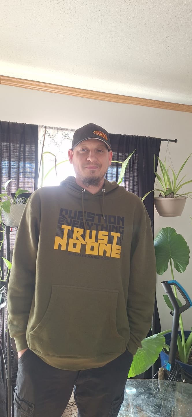 Customer photo review of Question Everything Hoodie