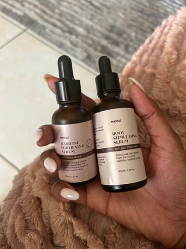Customer photo review of Scalp Serum Set - Minoxidil