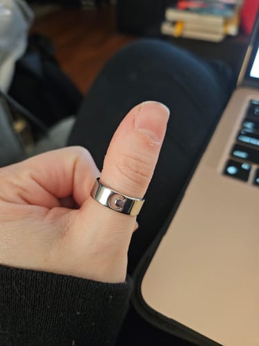 Customer photo review of Moon Ring (single)