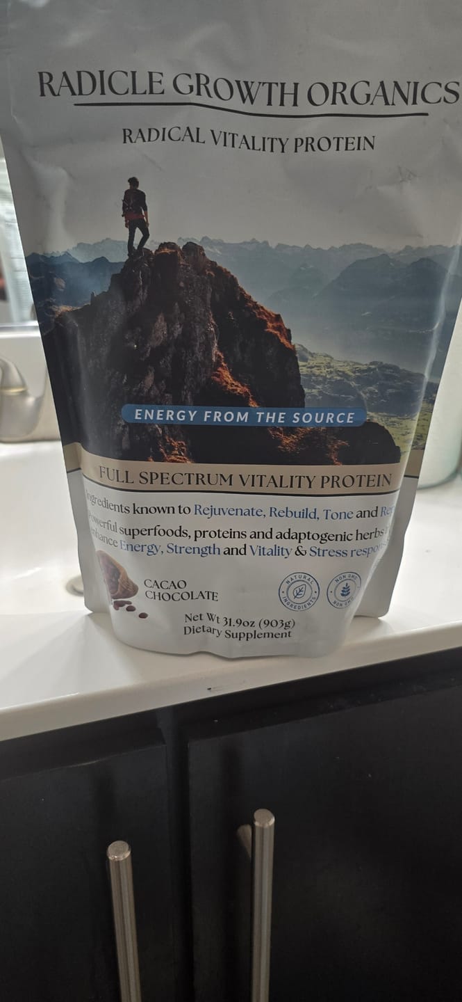 Customer photo review of Full Spectrum Vitality Protein Mix