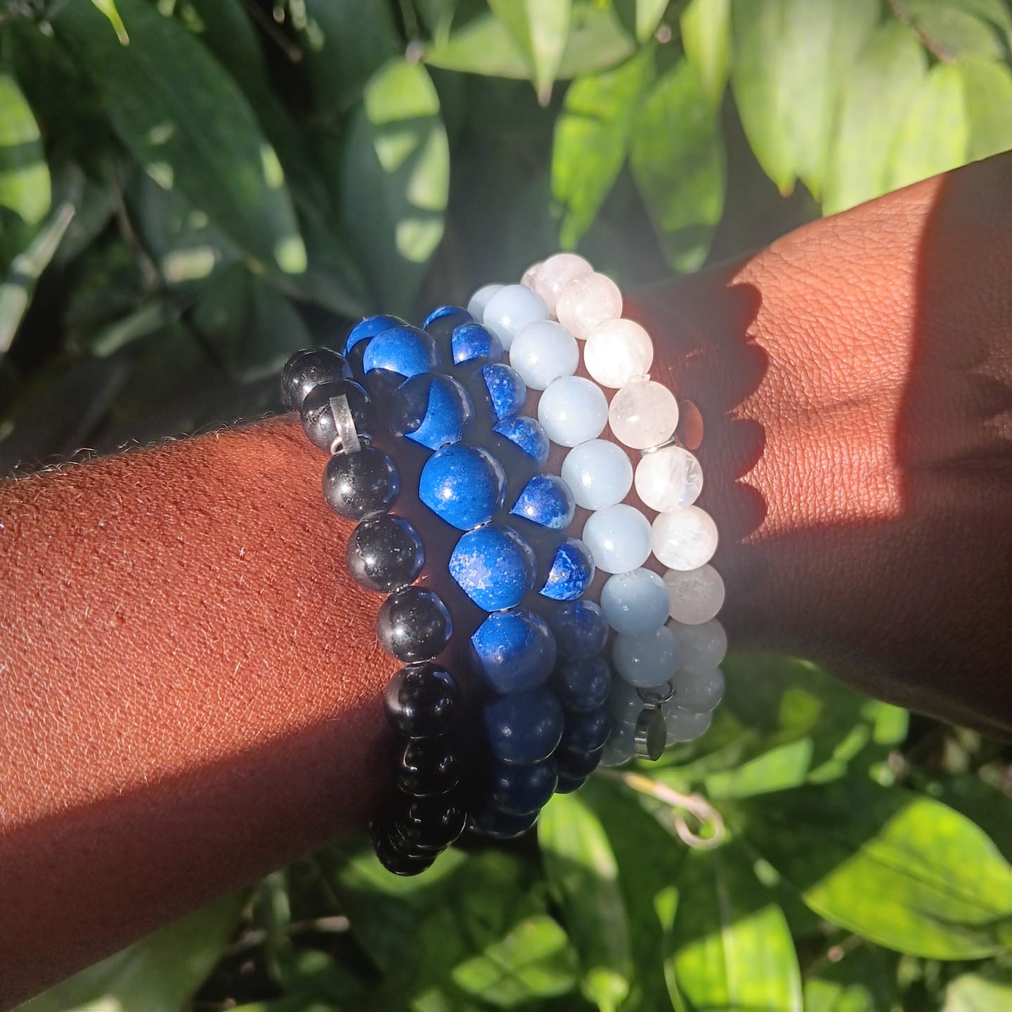 Customer photo review of Rainbow Moonstone Bracelet