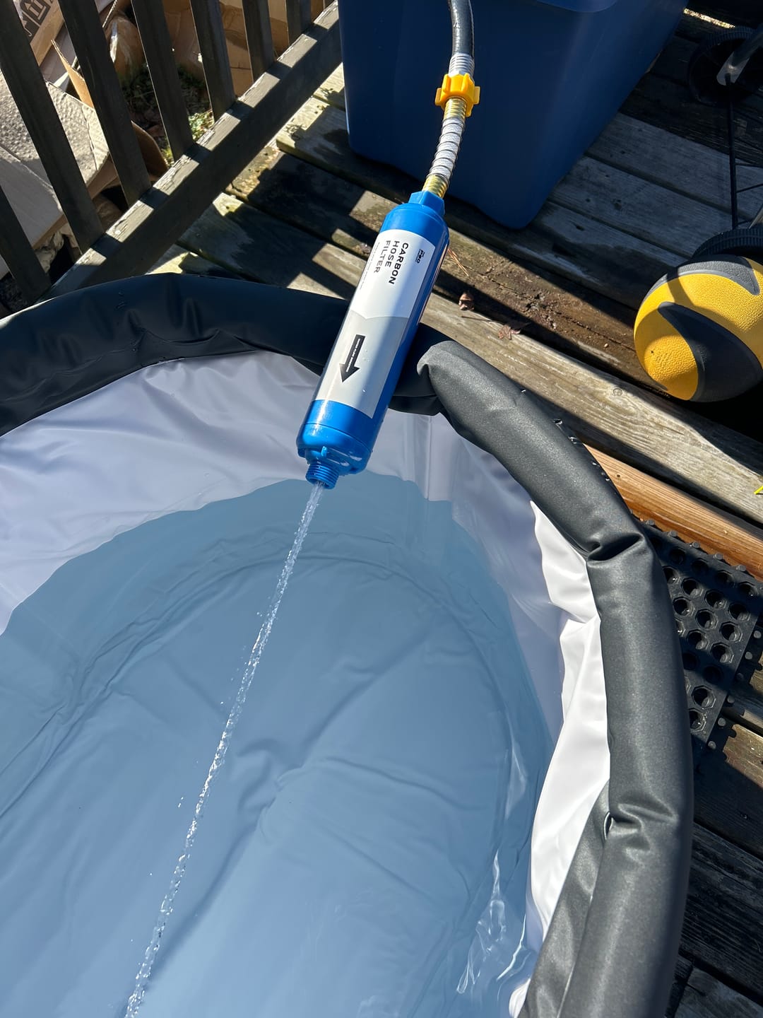 Customer photo review of Carbon Hose Filter