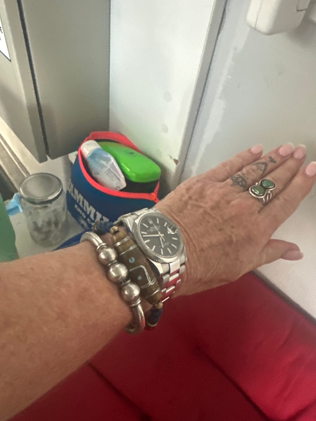 Customer photo review of Sacred Tibetan Dzi Energy Bracelet