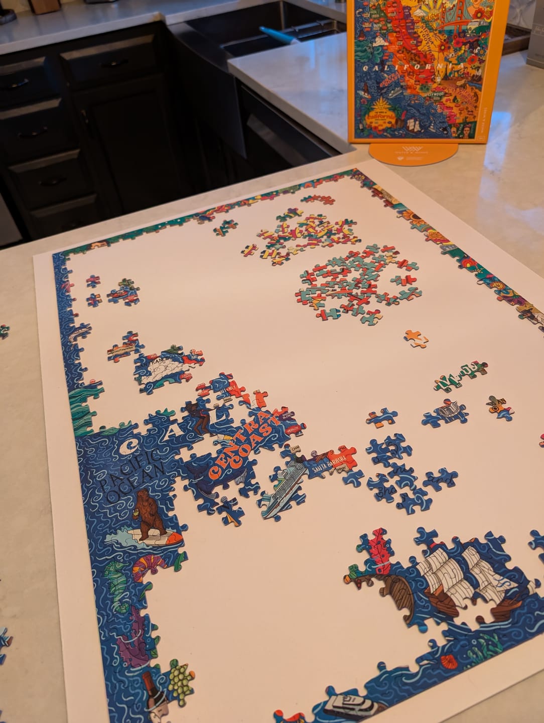 Customer photo review of Wine Puzzle - California