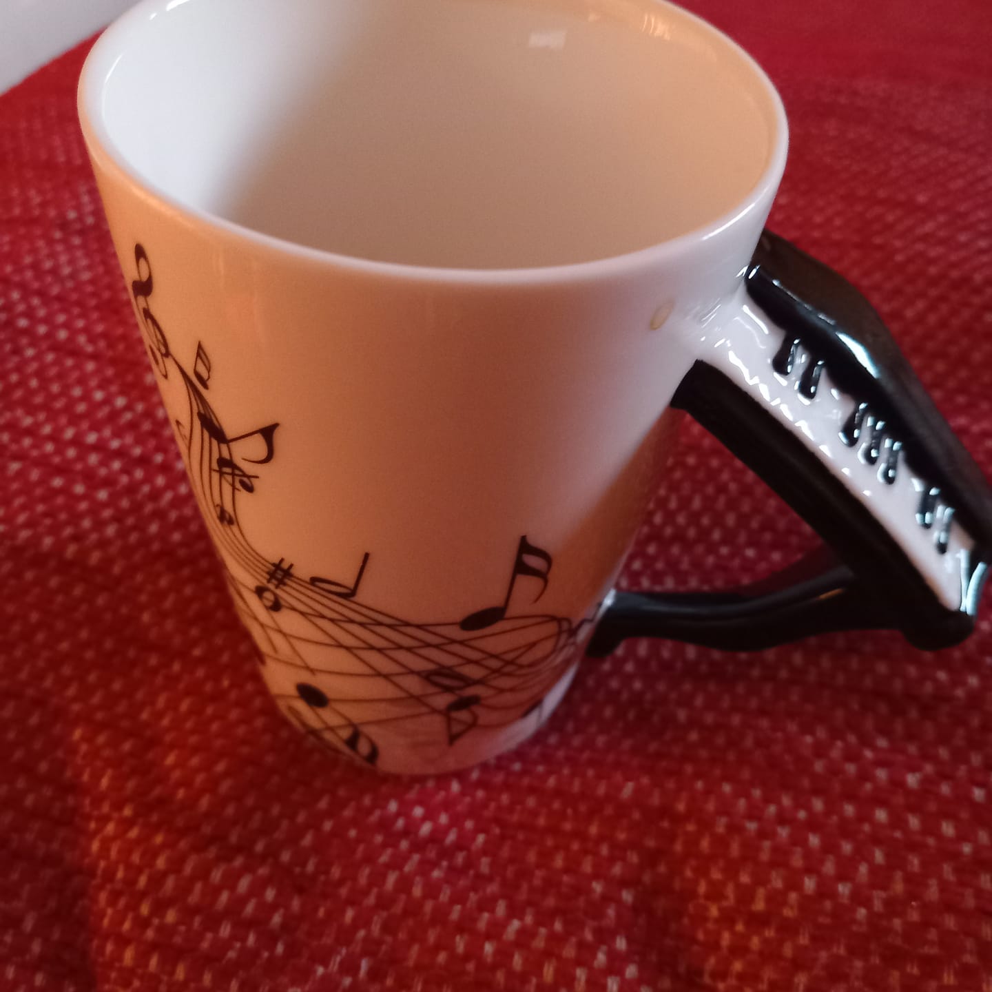 Customer photo review of Originelle Tasse – Klavier