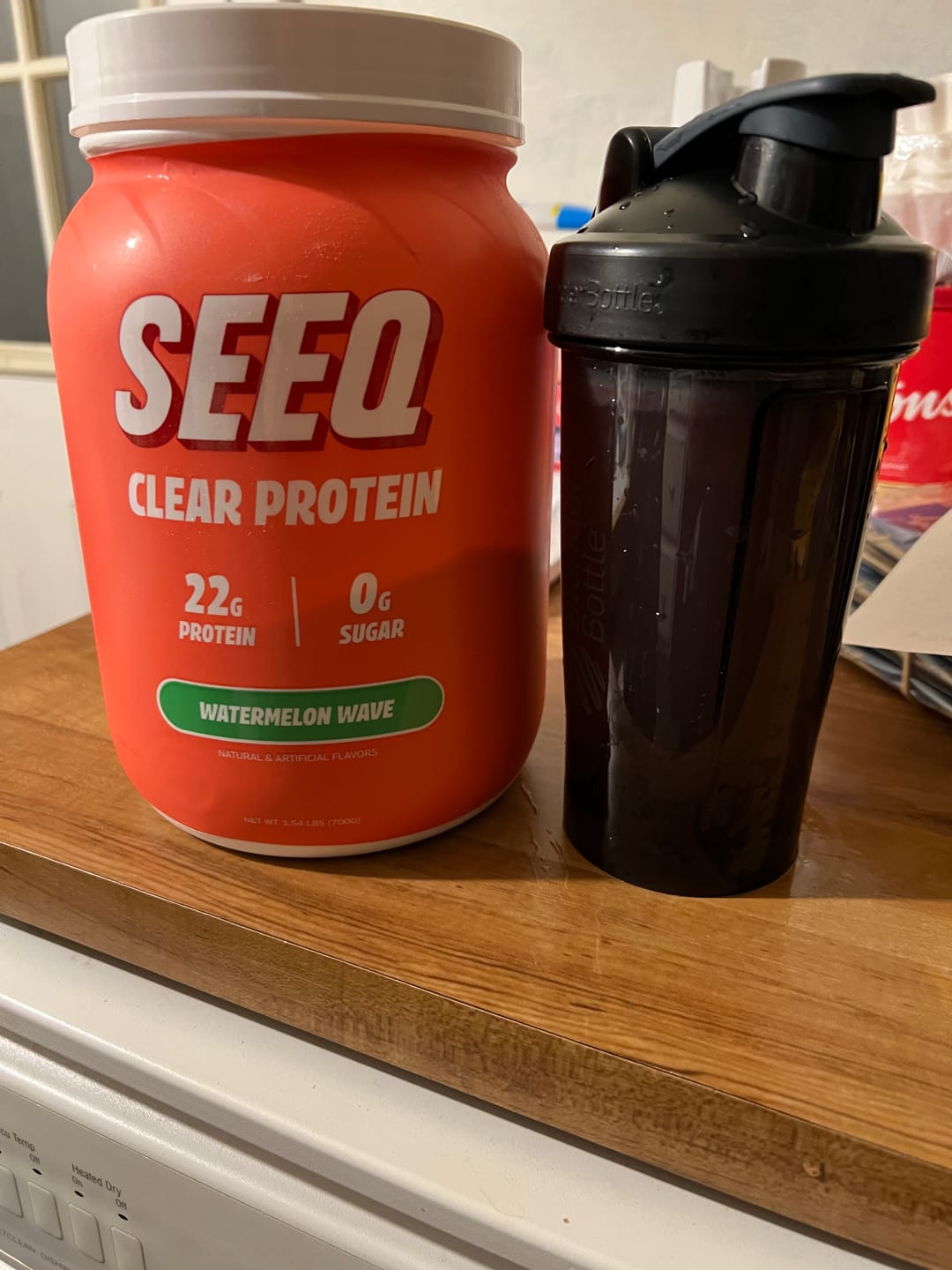 Customer photo review of SEEQ Clear Whey Protein