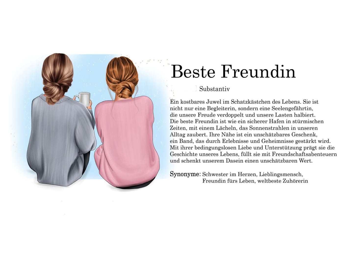 Customer photo review of Freundinnen Definitionsposter