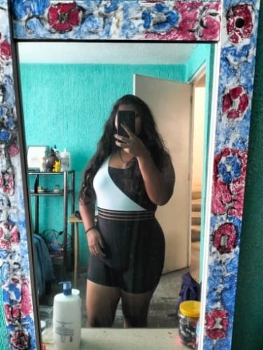 Customer photo review of Maillot de Bain Une Pièce Short Gainant