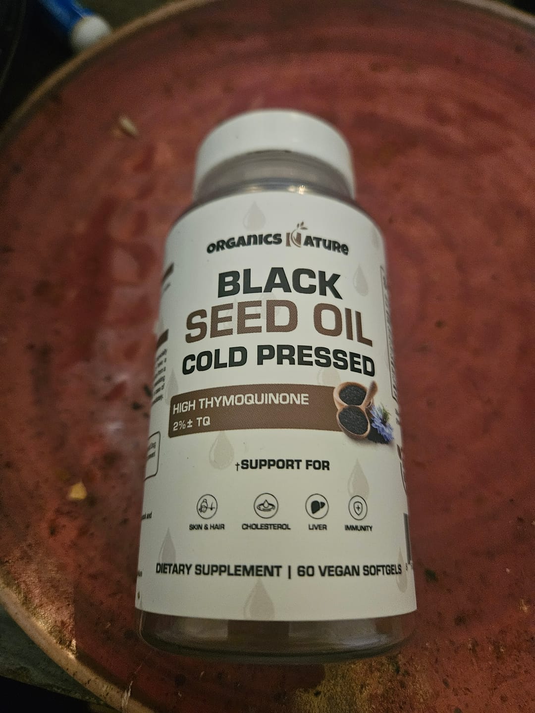 Customer photo review of Black Seed Oil Capsules Cold Pressed