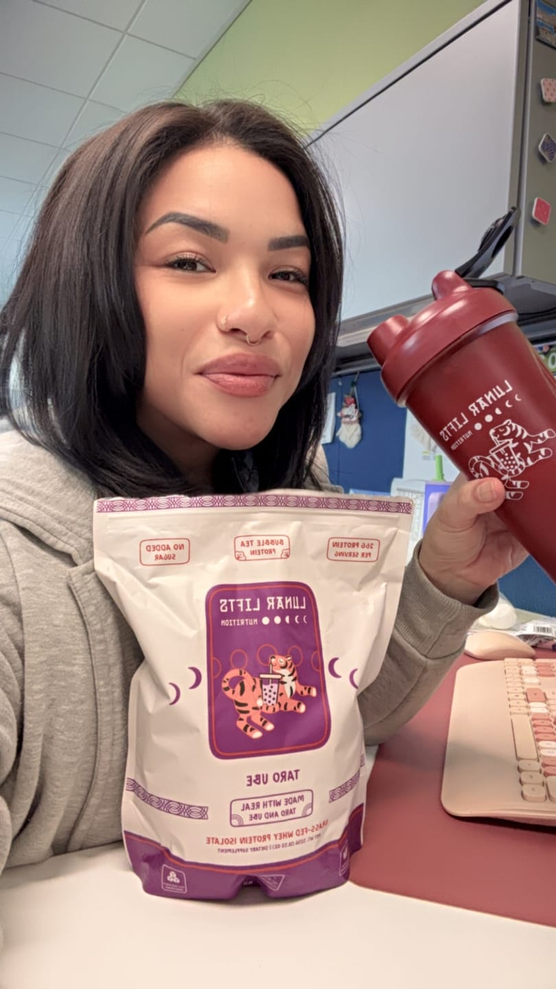 Customer photo review of Taro Ube - Whey Protein Isolate