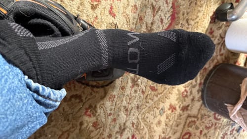 Customer photo review of Men's Alpaca Socks