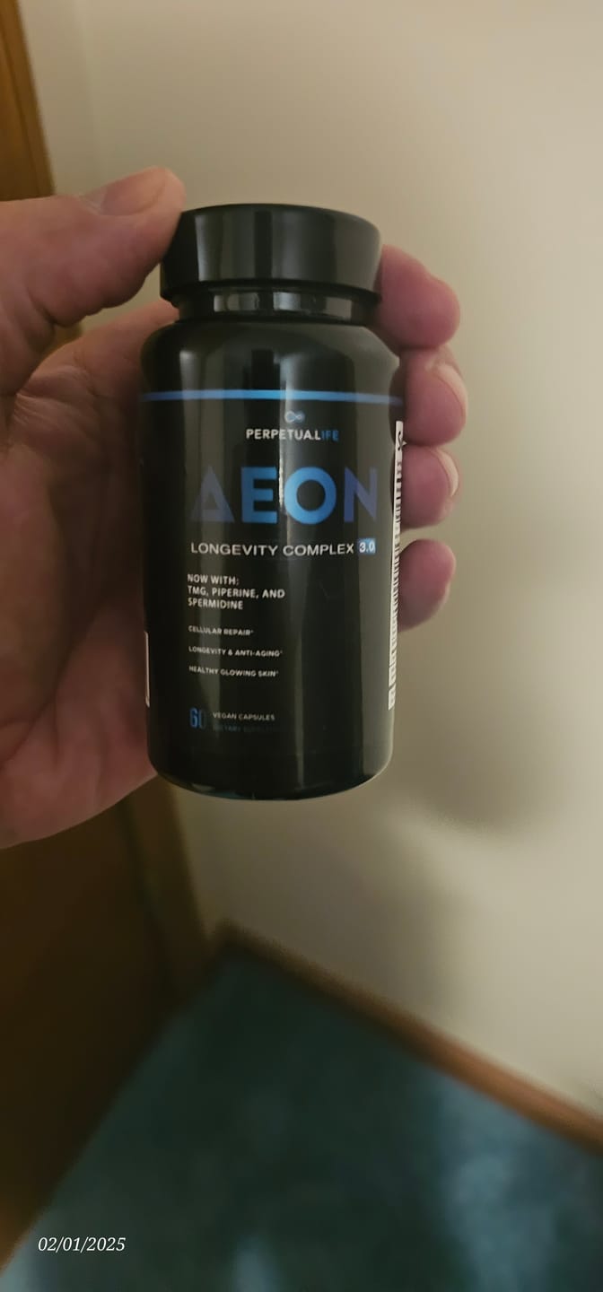Customer photo review of NAD+ NMN Liposomal Anti Aging Supplement Complex AEON with Nicotinamide DUO™
