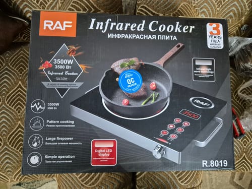 Customer photo review of RAF Infrared Electric Stove - Russia Lot - 1 Year Warranty