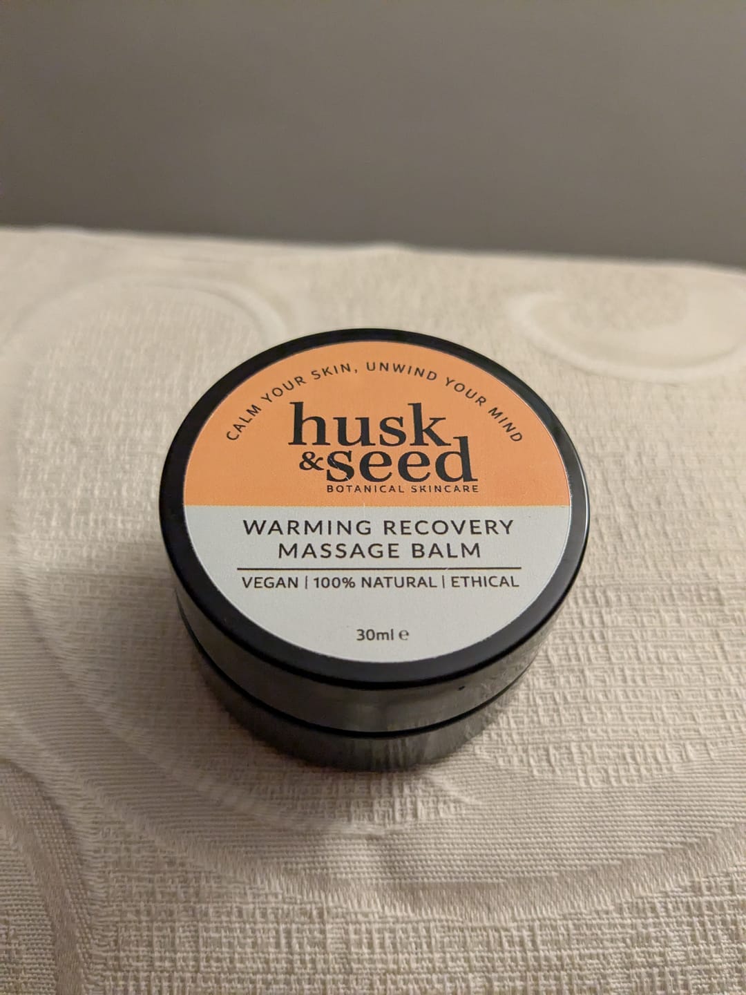 Customer photo review of Warming Recovery Massage Balm