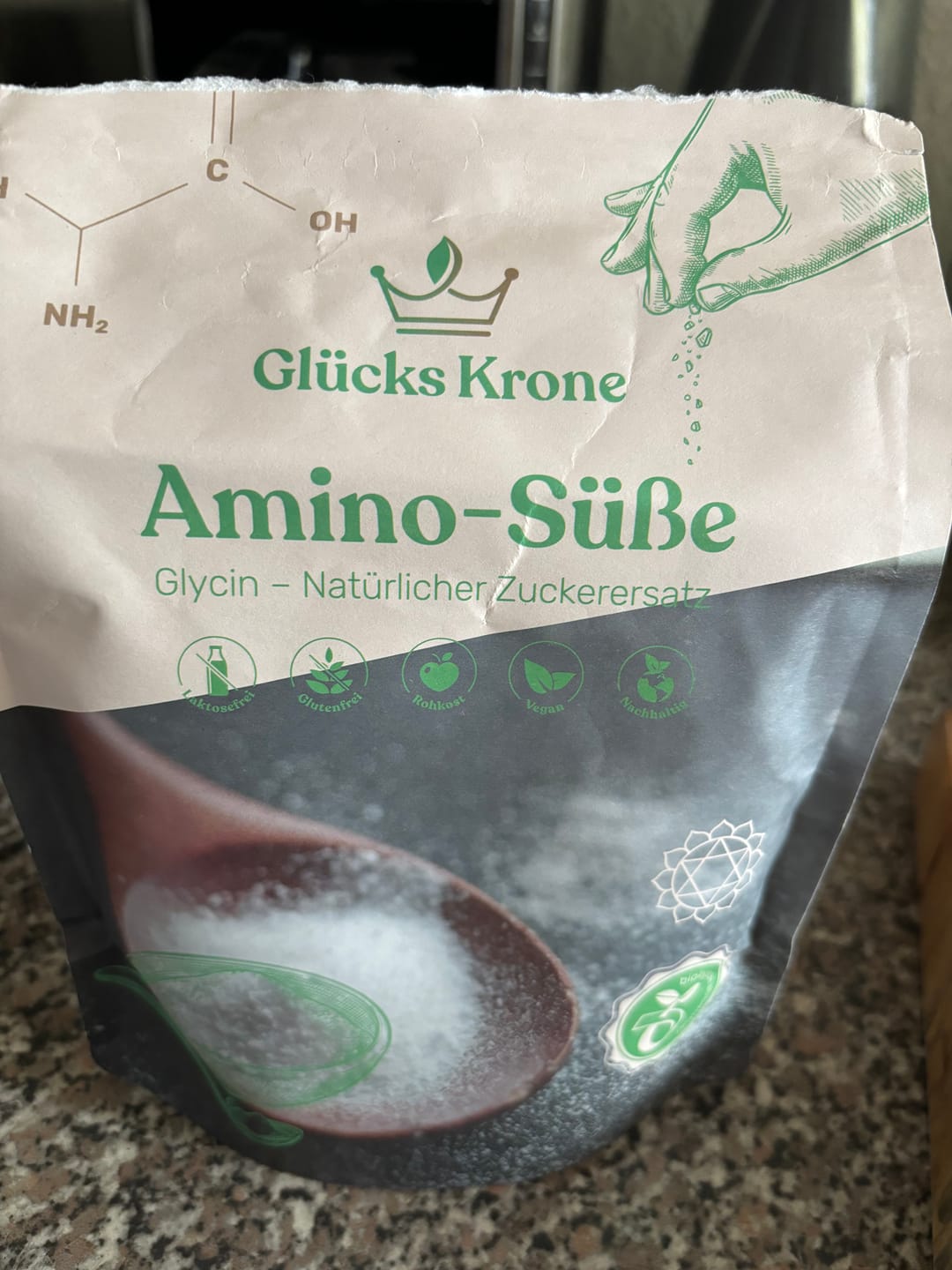 Customer photo review of Amino-Süße (L-Glycin) - 250g