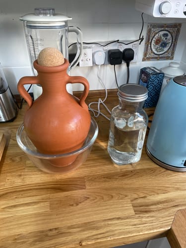Customer photo review of Amphora, Urn, Pot For Water Purification, Detox, Conditioning And Energising