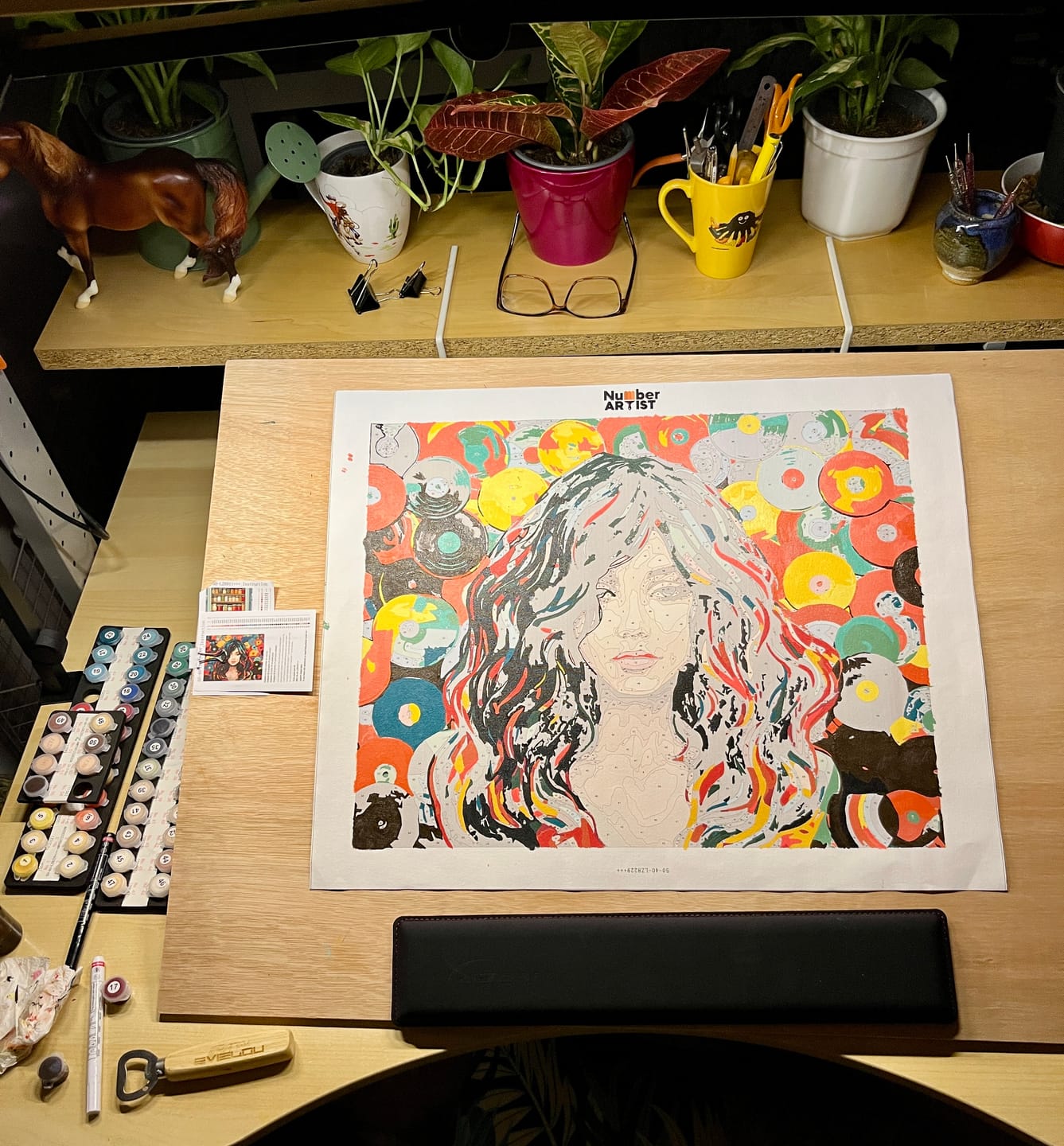 Customer photo review of Vinyl Portrait