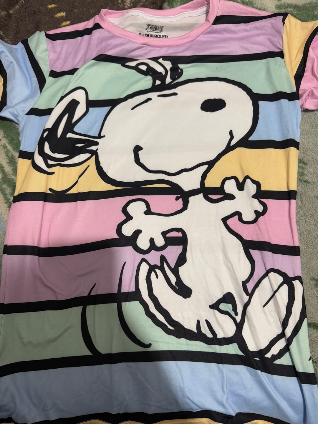 Customer photo review of Playera Snoopy Super Colors