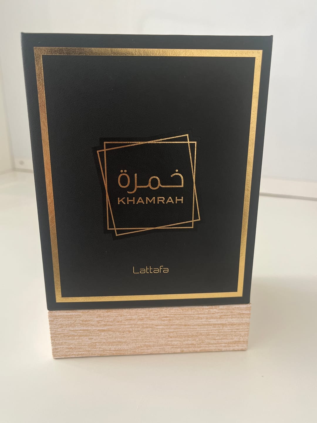 Customer photo review of Eau de Parfum Khamrah - Lattafa 100 ML