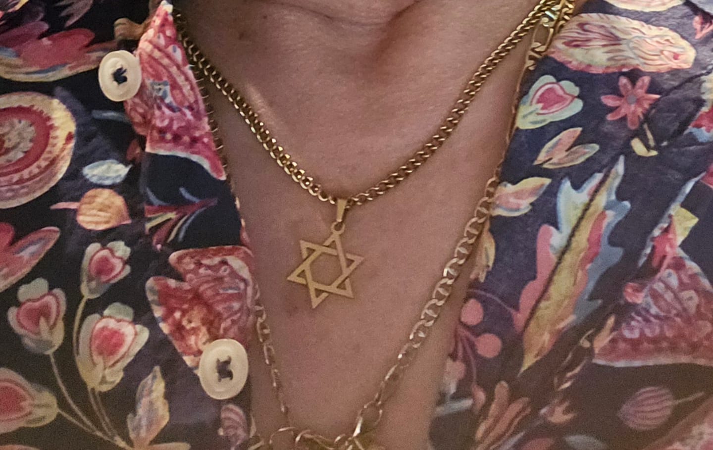 Customer photo review of Israel365 Star of David Necklace