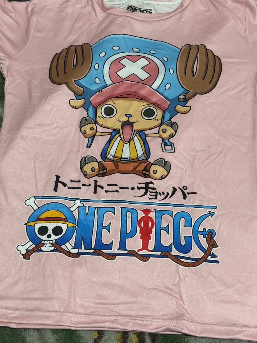 Customer photo review of Playera Pijama One Piece Tony Tony Chopper