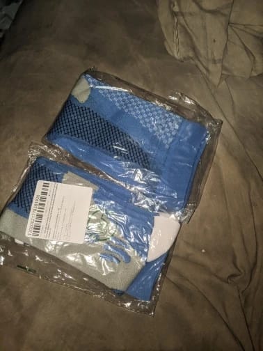 Customer photo review of KneePro FlexFit Compression Socks