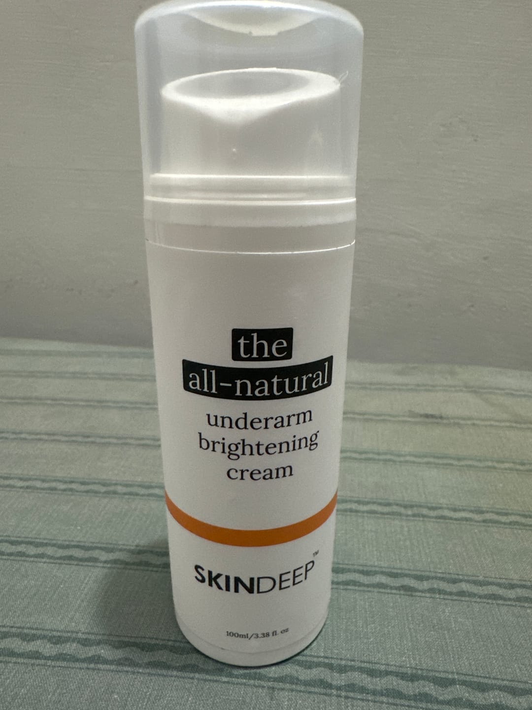 Customer photo review of THE ALL-NATURAL UNDERARM BRIGHTENING CREAM