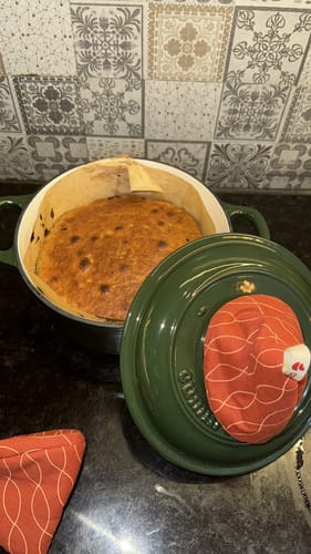 Customer photo review of No. 8 Enamel Coated Dutch Oven