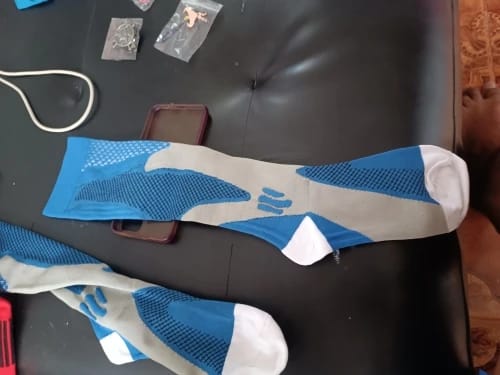 Customer photo review of KneePro FlexFit Compression Socks