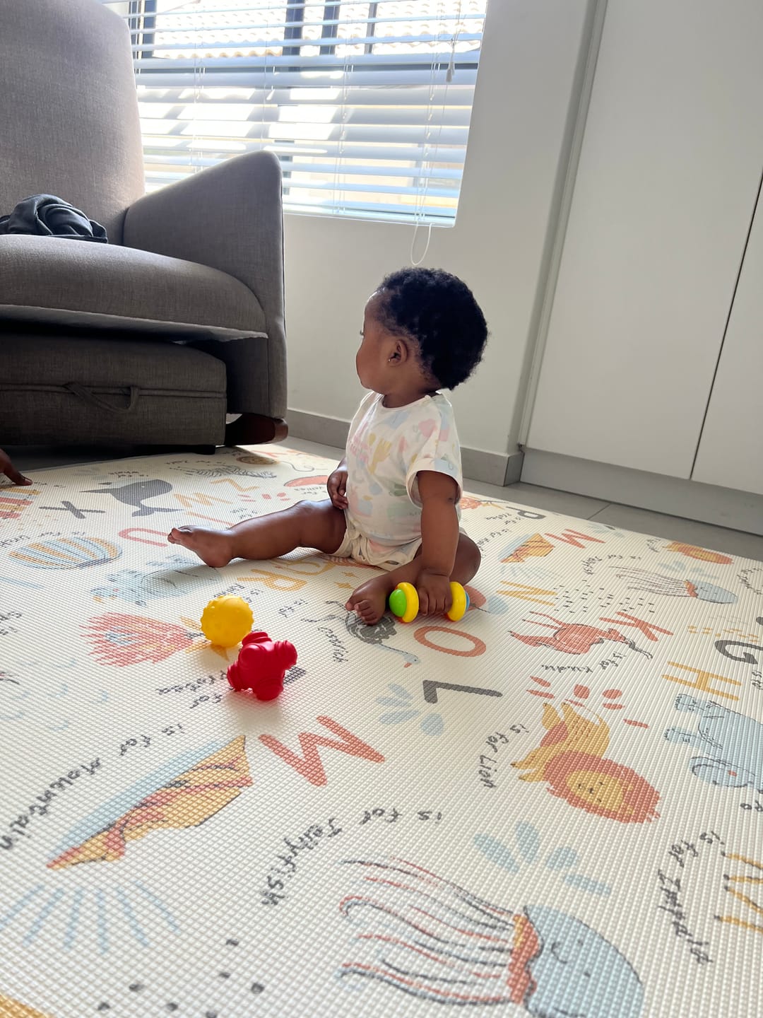 Customer photo review of ABC Africa/ World Map Play Mat