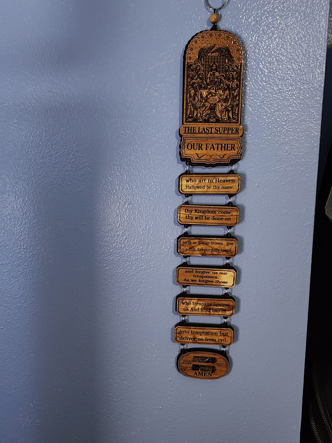 Customer photo review of Holy Land Last Supper Wall Hanging