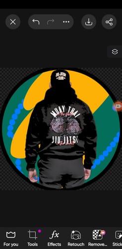 Customer photo review of Muay Thai x Jiu Jitsu - Hoodie