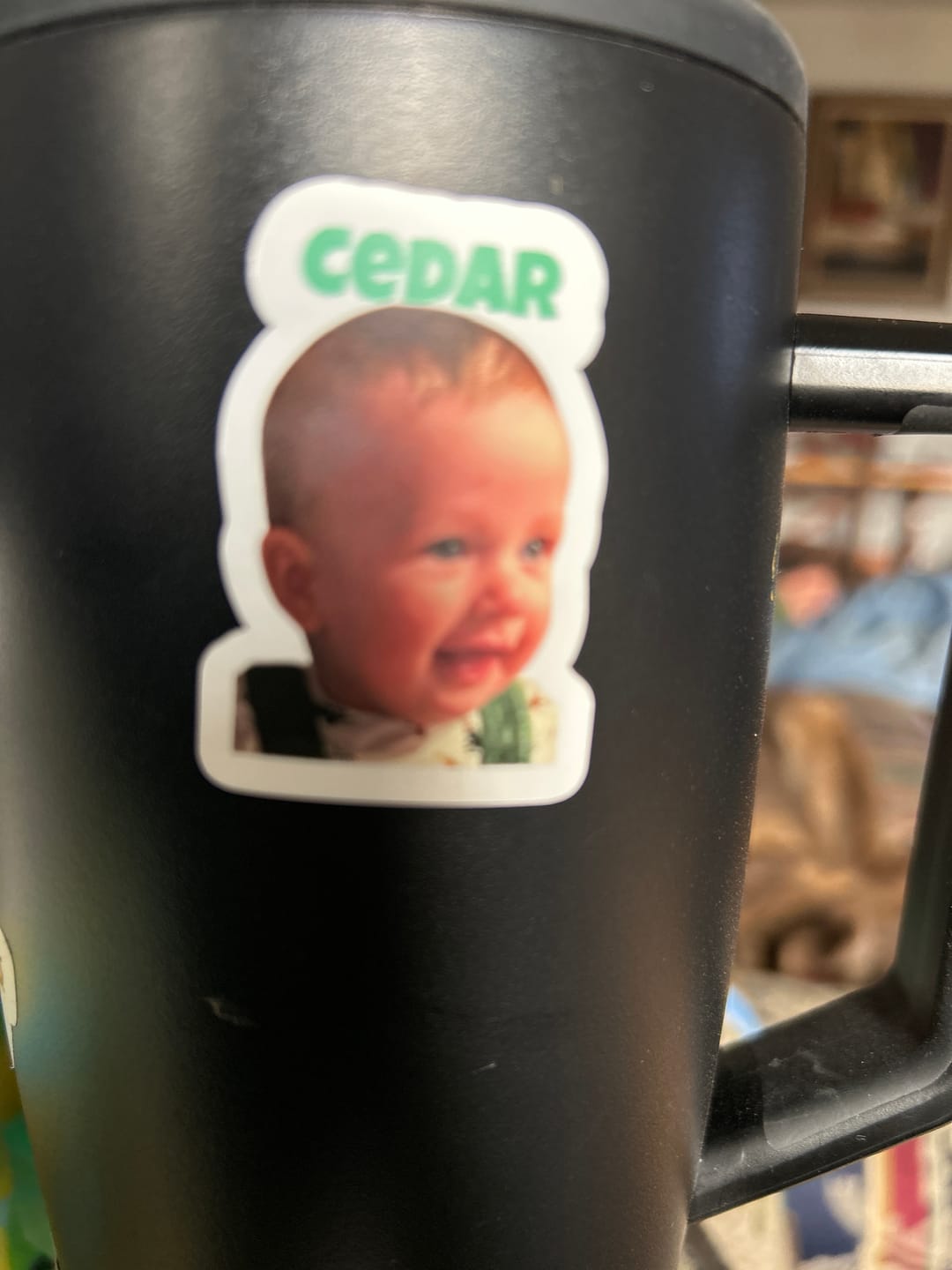 Customer photo review of Die-Cut Stickers