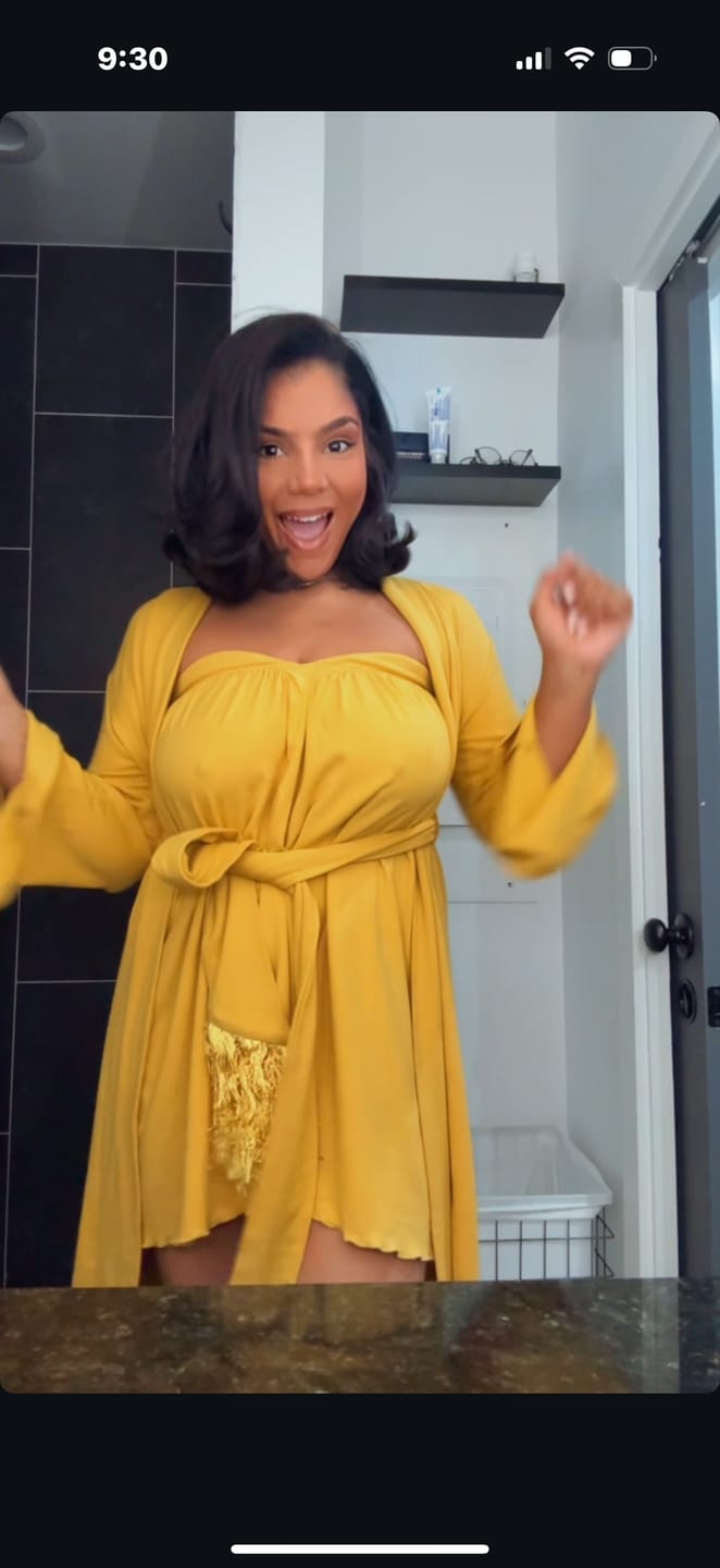 Customer photo review of The Princess Robe