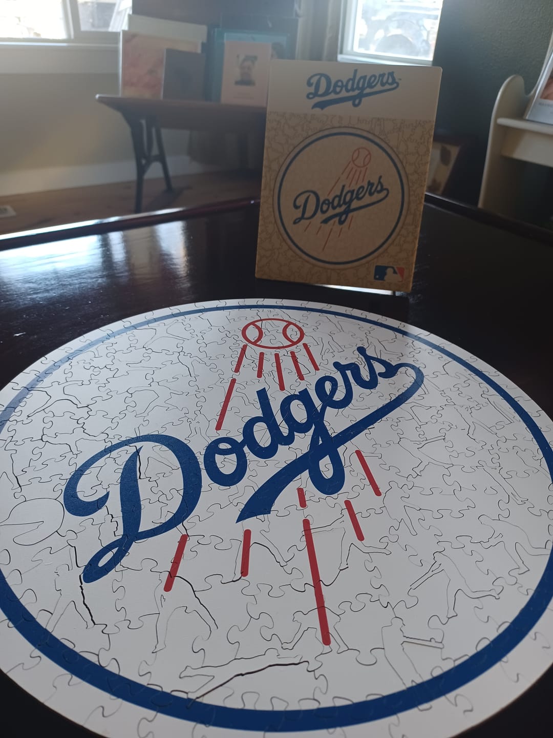 Customer photo review of Los Angeles Dodgers™ - Wooden Puzzle