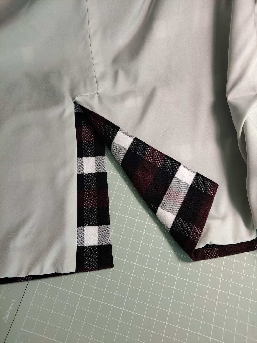 Customer photo review of Plain Smooth Crepe Polyester Fabric