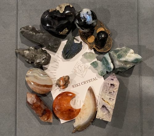 Customer photo review of KIKICRYSTAL Imperfection and Raw Claim Sale For 0114