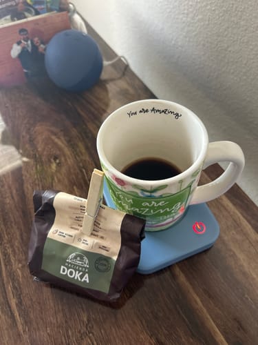 Customer photo review of Café Hacienda Doka Peaberry AA