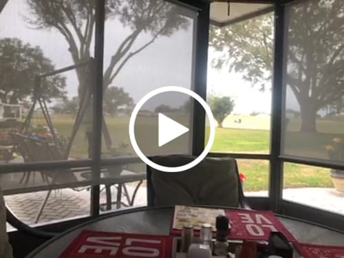 Customer video review of SmartWings Motorized Outdoor Shades 1%/3%/5% Openness